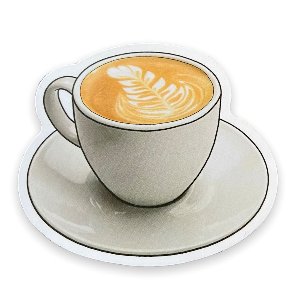Latte Sticker